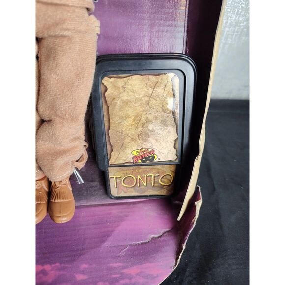 The Lone Ranger and Tonto 1998 Exclusive Premiere Poseable Action Figures - Picture 5 of 7